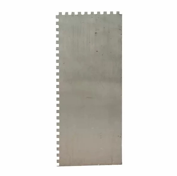 Drișcă din inox, zimțată 120*280mm Lider 6*6mm 372006