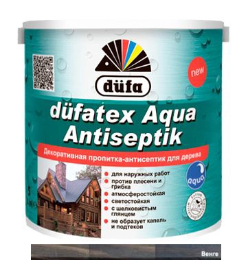 Декоративное покрытие Dufatexaqua 0.75л венге