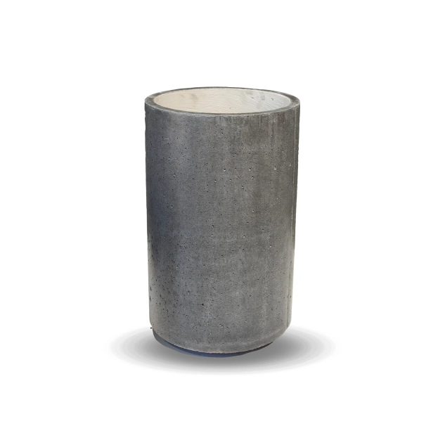 Горшок из бетона Cilindru D500мм x H500мм антрацит