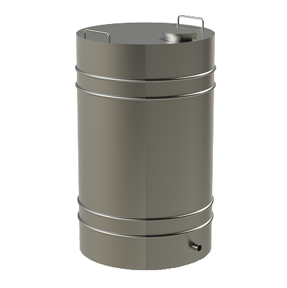 Бочка из нержавейки ZIG 150LT/Q125