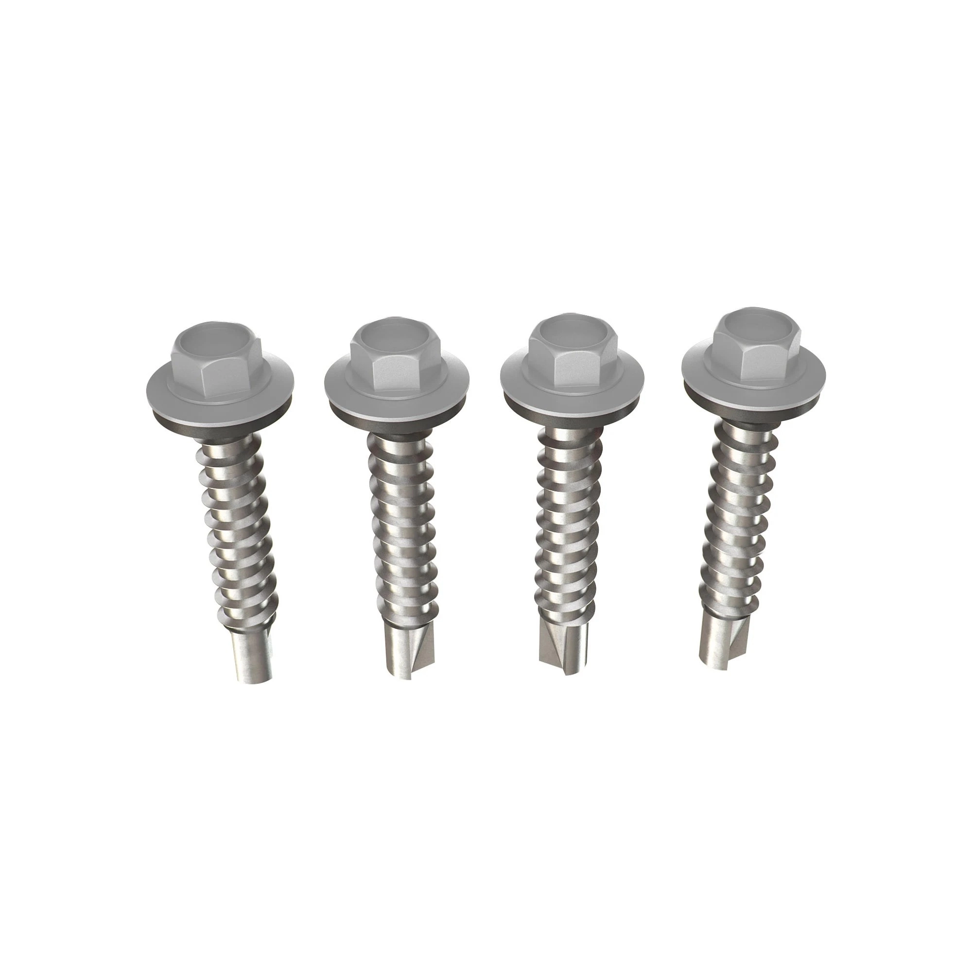 Шуруп для металлической черепицы 4,8x35 9006 042600