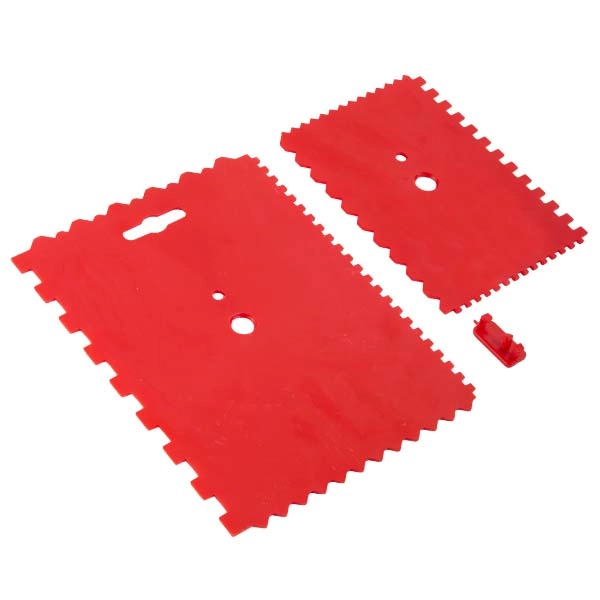 Set driste din plastic 4tipuri de dinti,2 buc 372203 