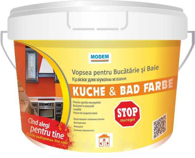 Vopsea Kuche & Bad Farbe 3kg 