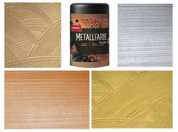 Vopsea metalizată Metallfarbe Cupru 250g