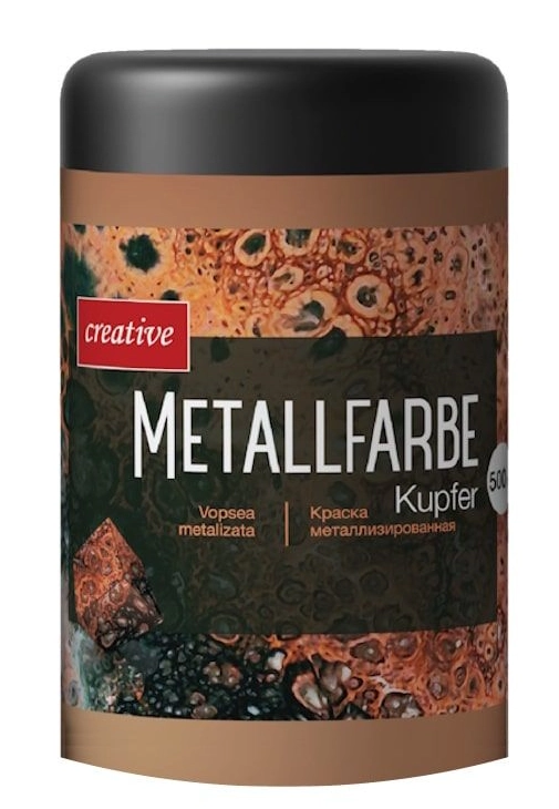 Vopsea metalizată Metallfarbe Cupru 250g