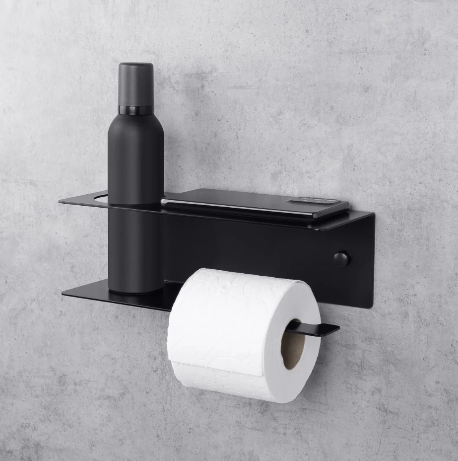 Держатель для туалетной бумаги Daske Line PH/L-0249BR чёрный правый