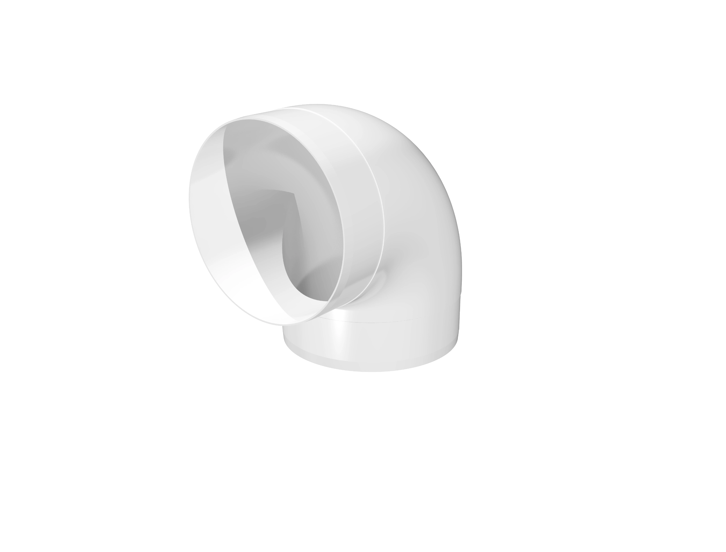 Conector de colț pentru conducte de aer d125 12,5KKP