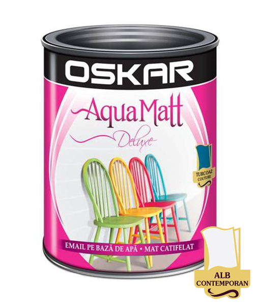 Email Oskar Aqua Matt 2.5l  alb contemporan