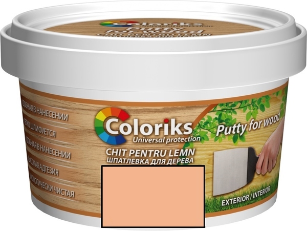 Шпатлёвка по Дереву Coloriks 0.4kg arin