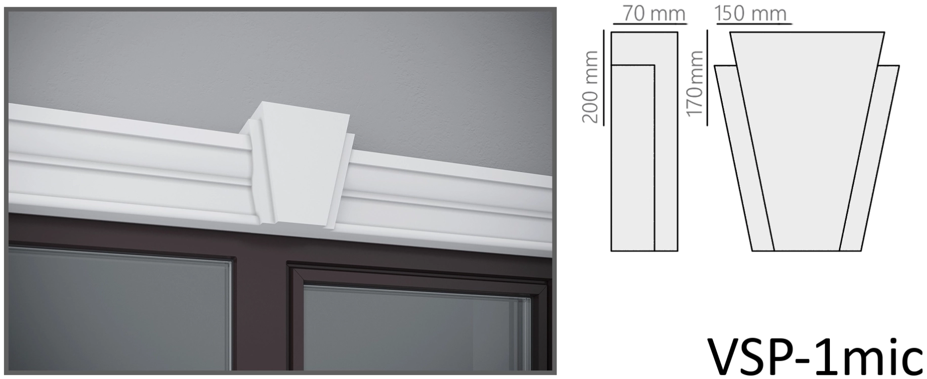 Piatră de boltă VSP1 mic