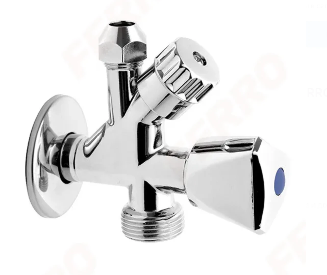 Комбинированный угловой кран Ferro 1/2x3/4x1/2'' FRRCC1234 