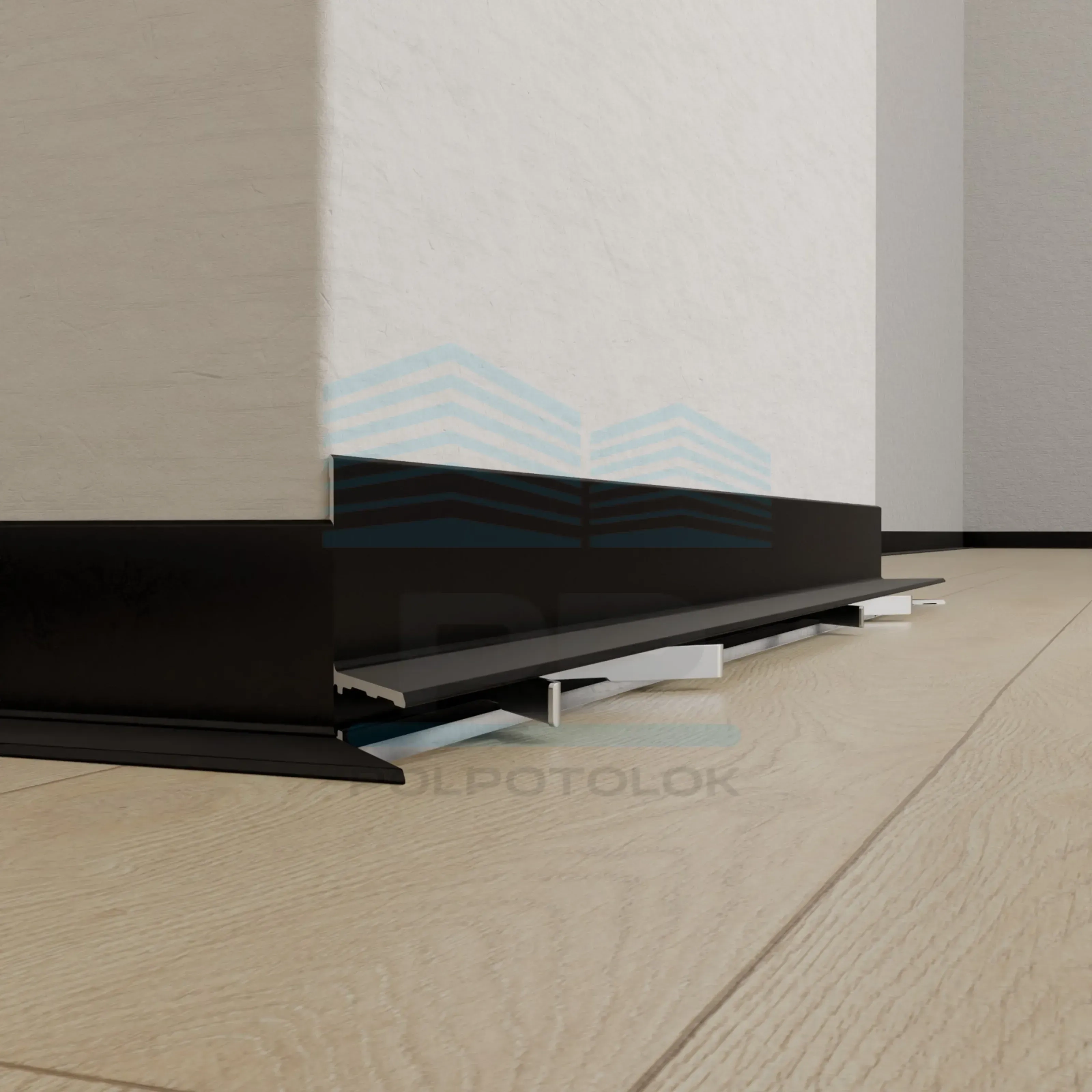 Мини-плинтус MPA217B PP 2600мм