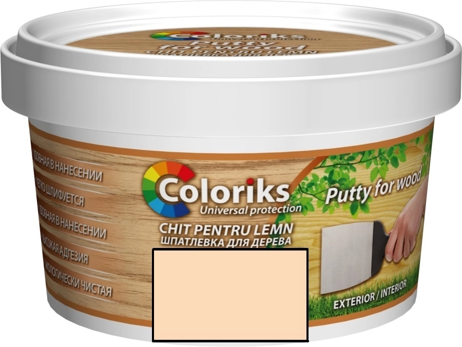 Glet pentru lemn Coloriks 0.4kg fag