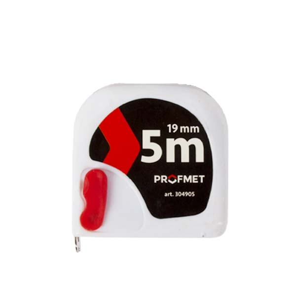 Ruletă cu carcasă din plastic 5m *19mm 304905 