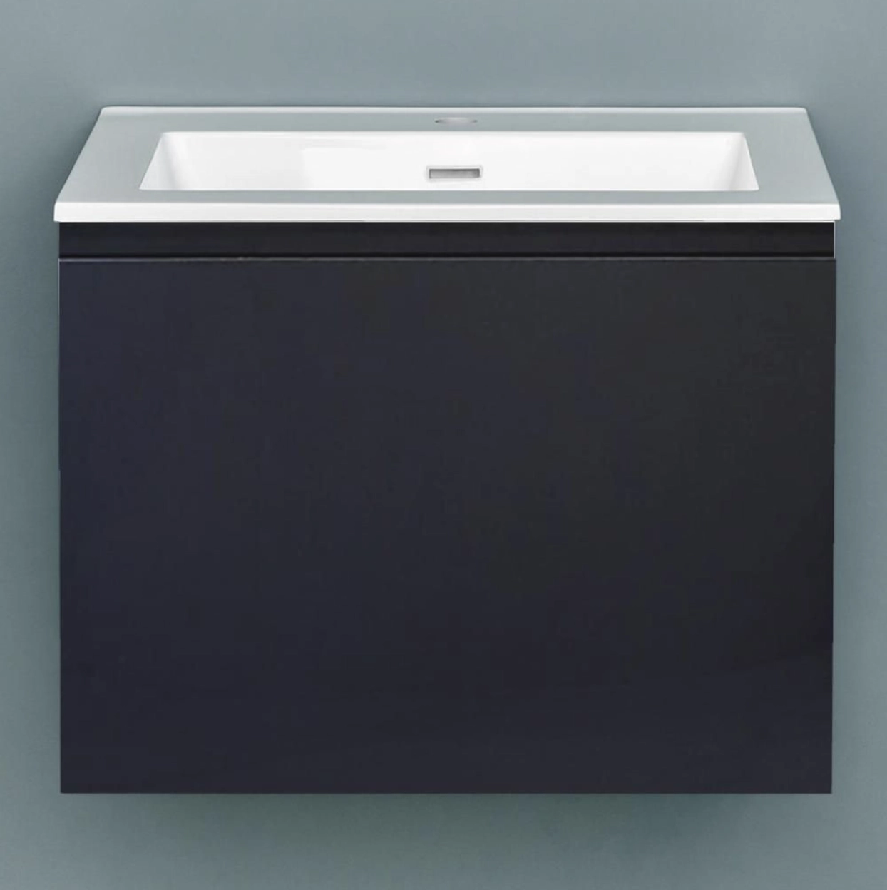 Шкаф подвесной под умывальник Bayro Formal 121575 + умывальник Moershu Allegro 600 100432 