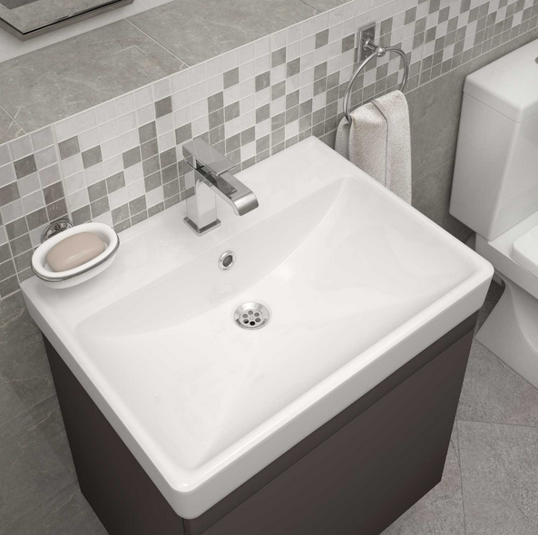 Раковина Keramin Bergamo 60 белая 1c 