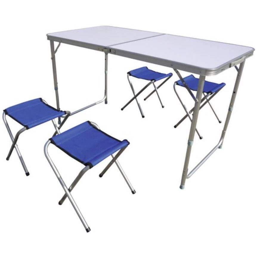 Set p/picnic 48478 (masă + 4 scaune)
