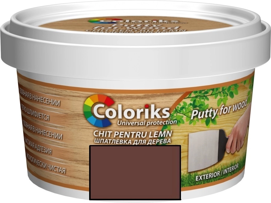 Glet pentru lemn Coloriks 0.4kg palisandru