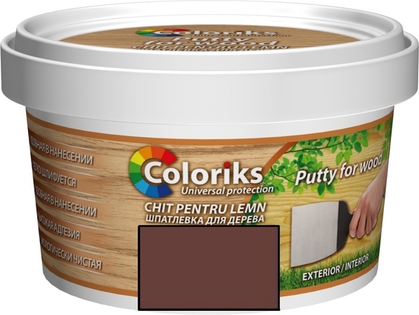 Шпатлёвка для дерева Coloriks 0.4kg palisandru