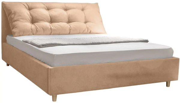 Pat dormitor Charmbed Confort Adaline London 03 160x200 (Beige)