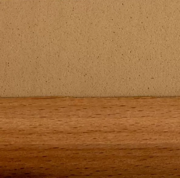 Шпатель резиновый, с деревянной ручкой Profmet 150мм 231090 