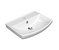 Раковина Keramin Clermont 55 белая 1c