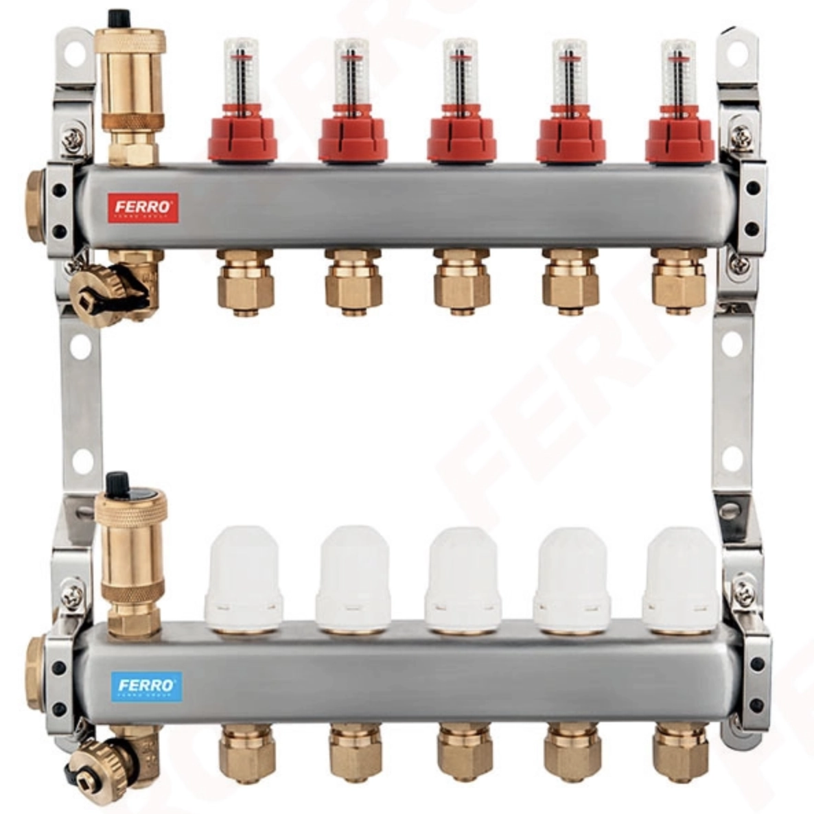 Set distribuitor inox FERRO SN-RZP06S 1x6