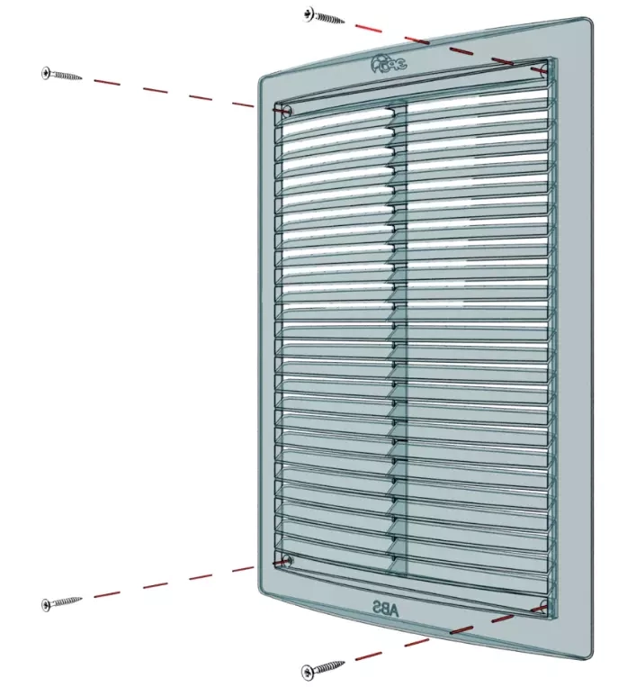 Решётка вентиляционная Era 20x30 2030РЦ