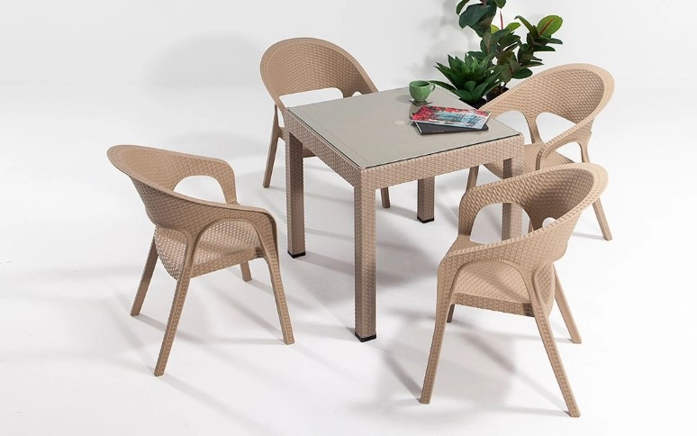 Masă pentru terasă Rattan Capucino 