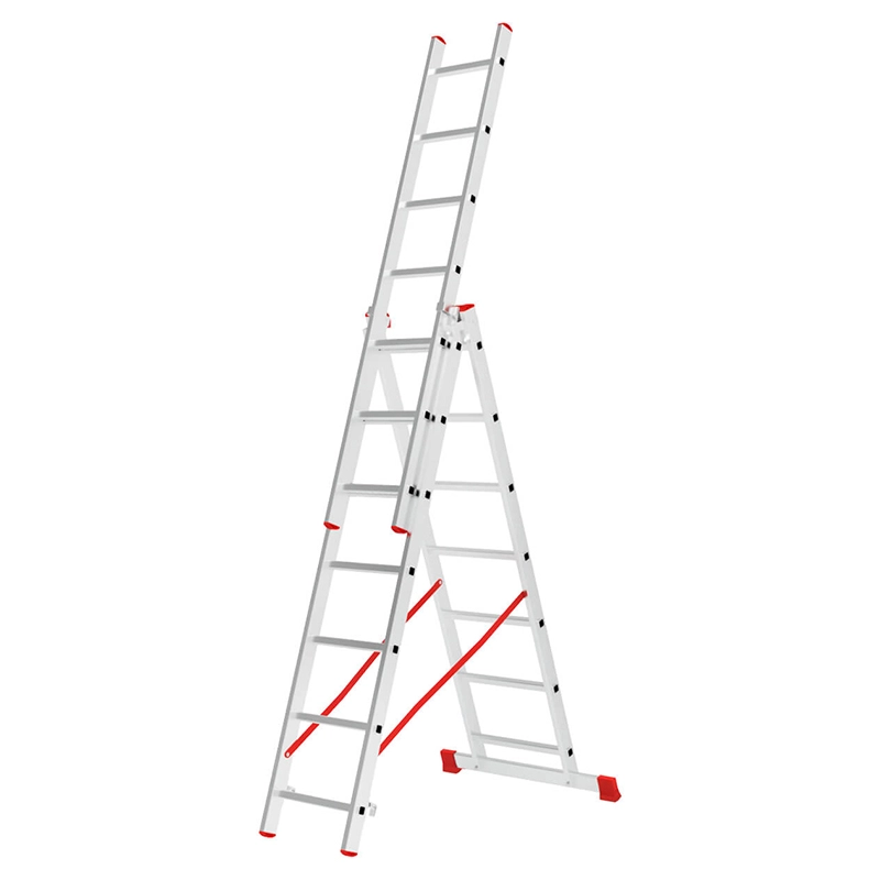 Лестница алюминиевая 3/7m BAU WELT 44960