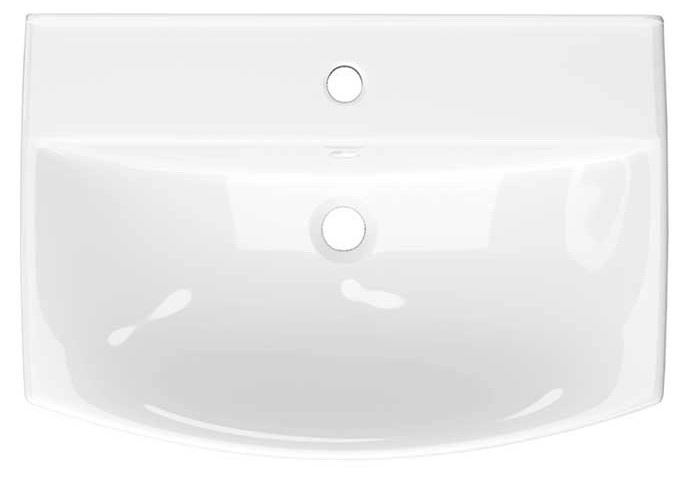 Раковина Keramin Clermont 60 белая 1c 