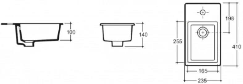 Lavoar Keramin Geneva 40 alb 1c 