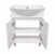 Mobilier de baie Clermont + lavoar Clermont 55 white