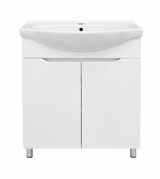 Mobilier de baie Clermont 60 + lavoar Clermont white