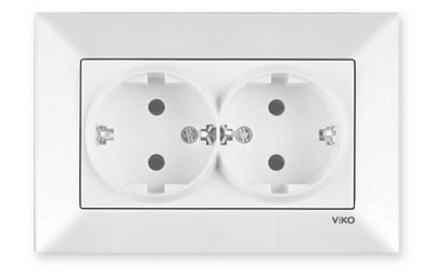 Priză dublă Viko Meridian 970056 16А