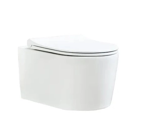 Подвесной унитаз Nysa no-Rim Soft Close White WH 121415 