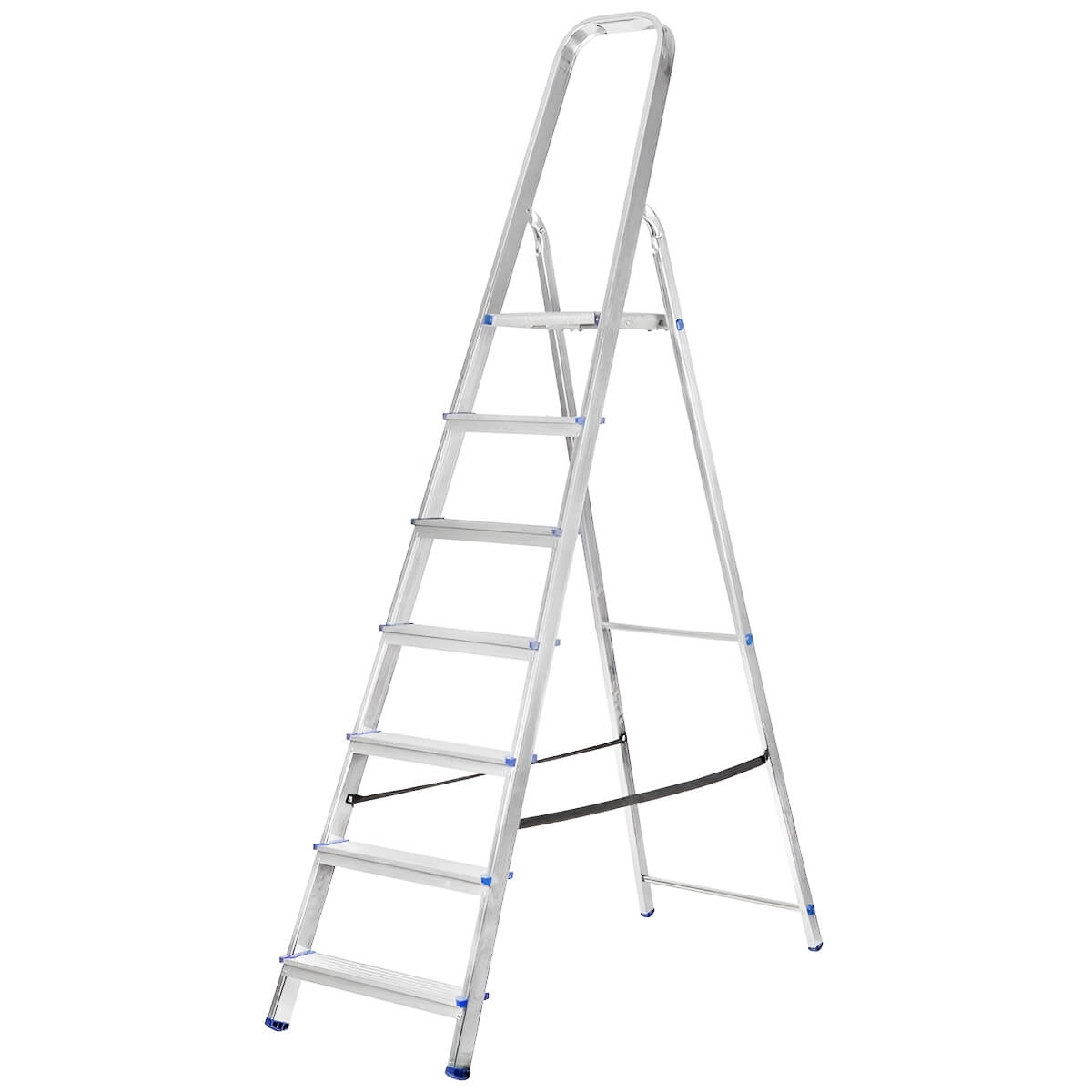 Алюминиевая складная лестница 7 BAU WELT 44952