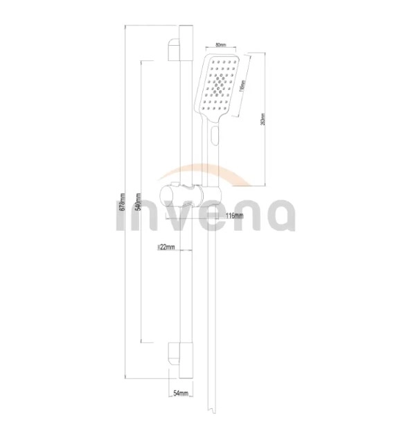 Душевая система  Invena AU-35-014-S 