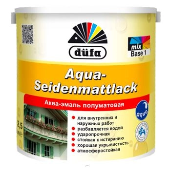 Email acrilic Dufa Aqua Seidenmattlack 0.75l