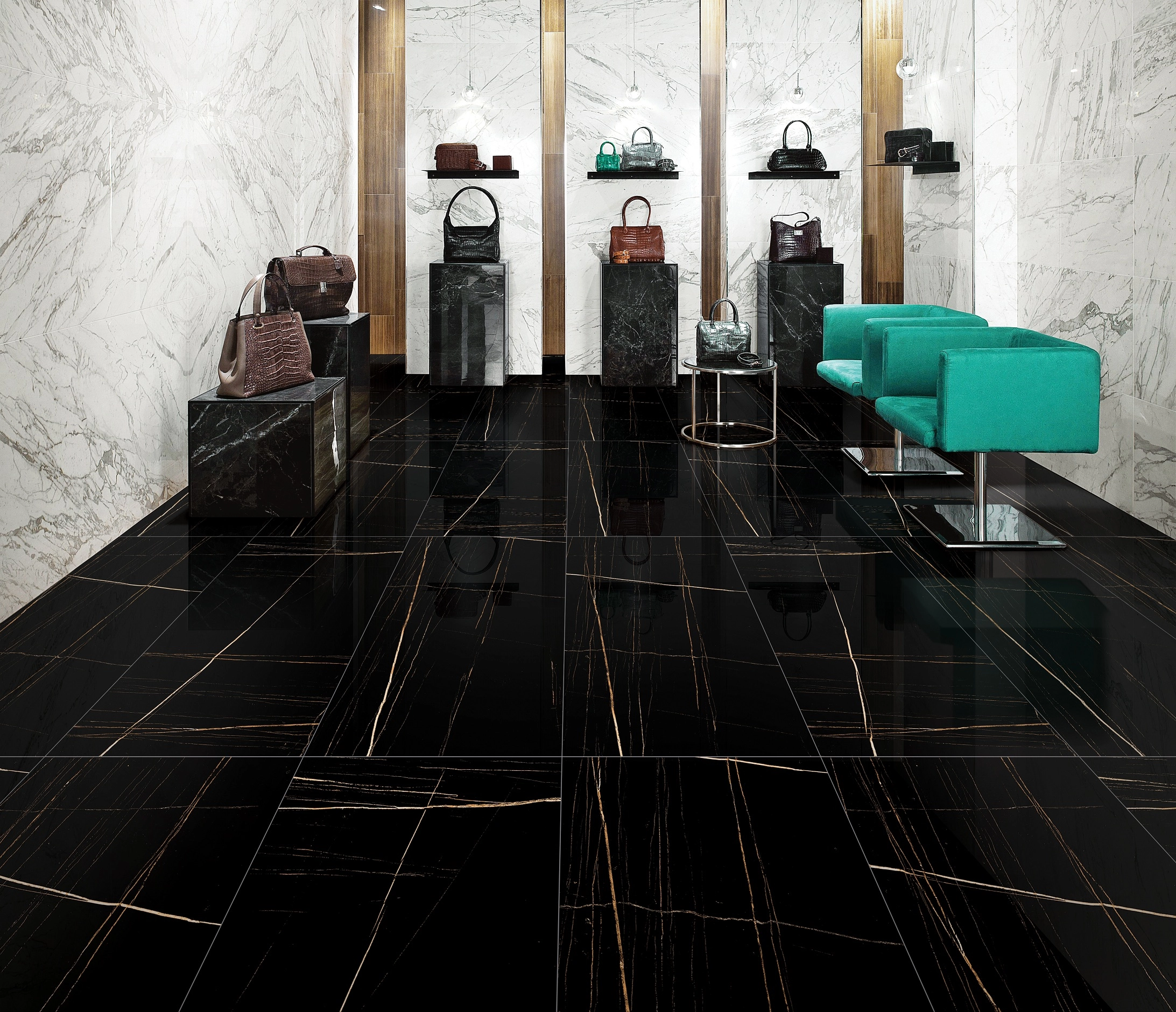 Керамогранит Bluetone Saint Laurent 60x120 Black