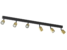 Spot Tk Lighting 1022 TOP BLACK/GOLD 6-GU 10 