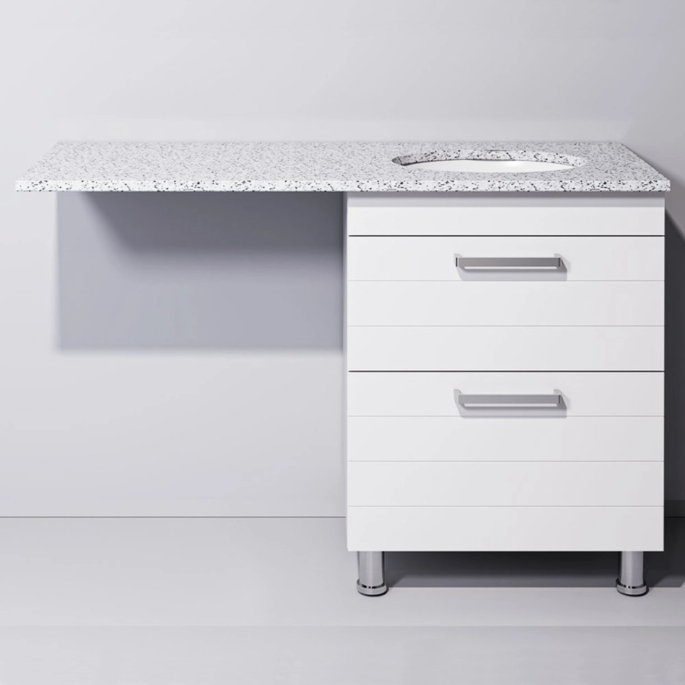 Шкаф под умывальник Limoj 125 white R 1511679 