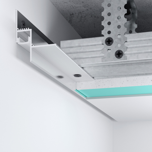 Profil tip ascuns din aluminiu F2.1320L12 13mm 3m 
