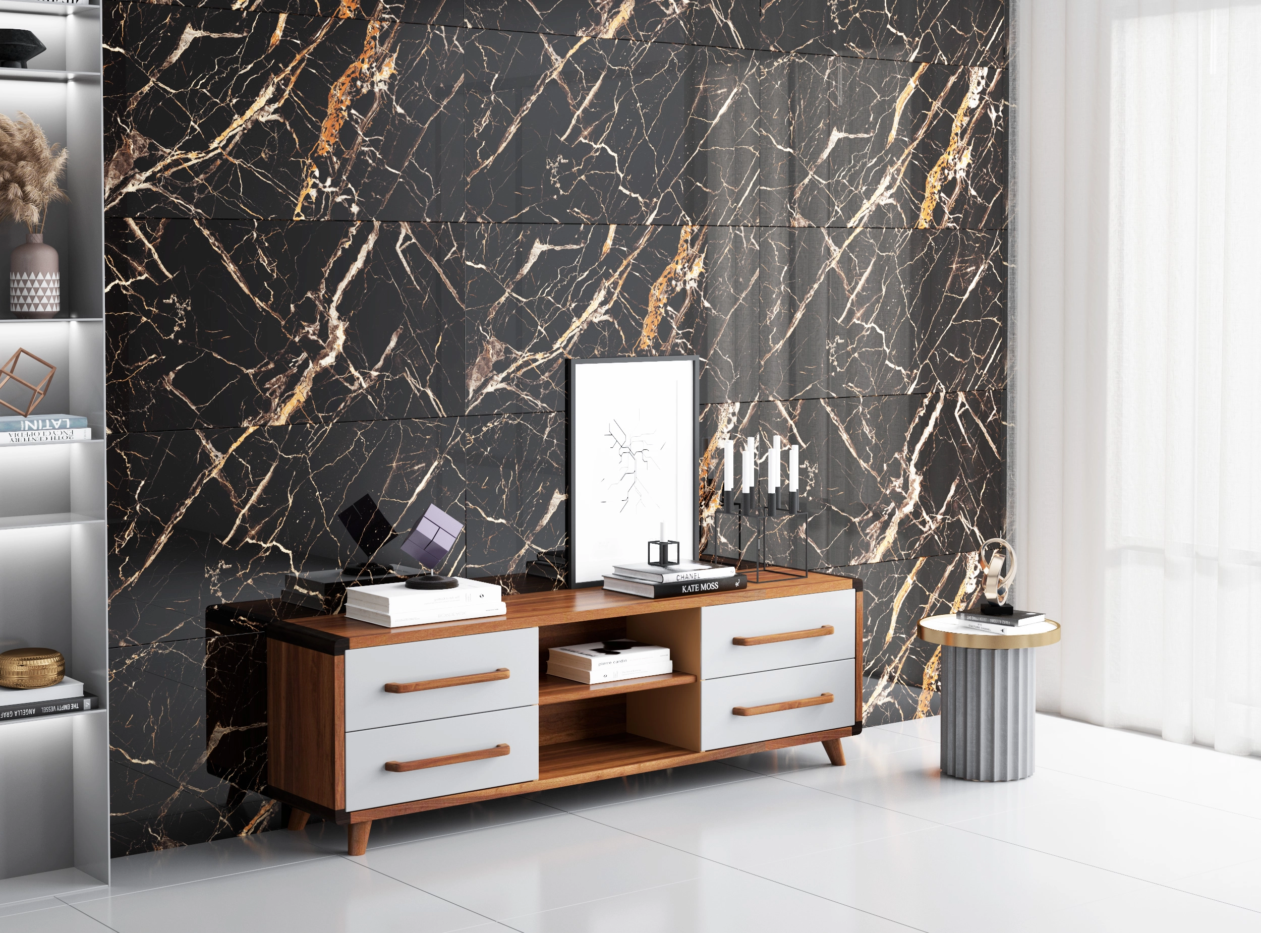 Керамогранит Vangogh 60x120 Black