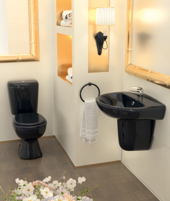 Раковина Keramin Grand-Lux чёрный 1c 