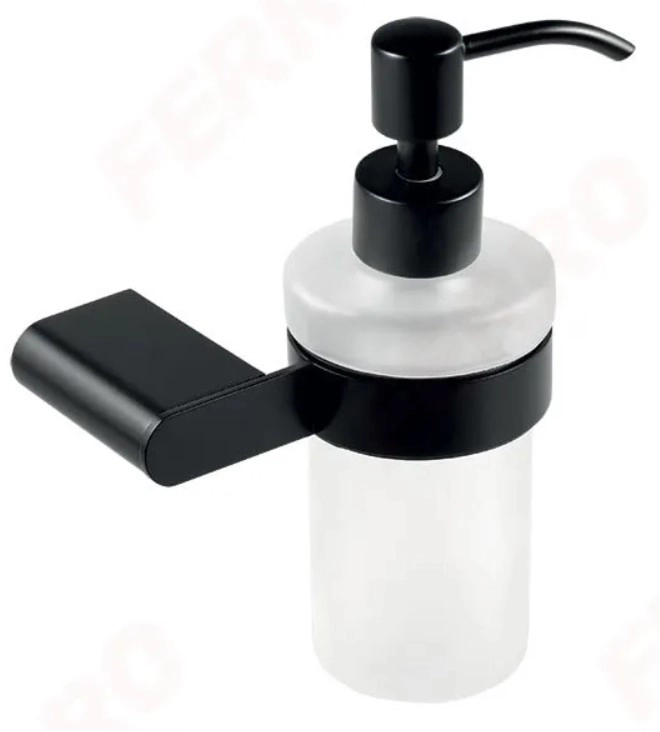 Дозатор жидкого мыла Ferro Naty black 66655.5
