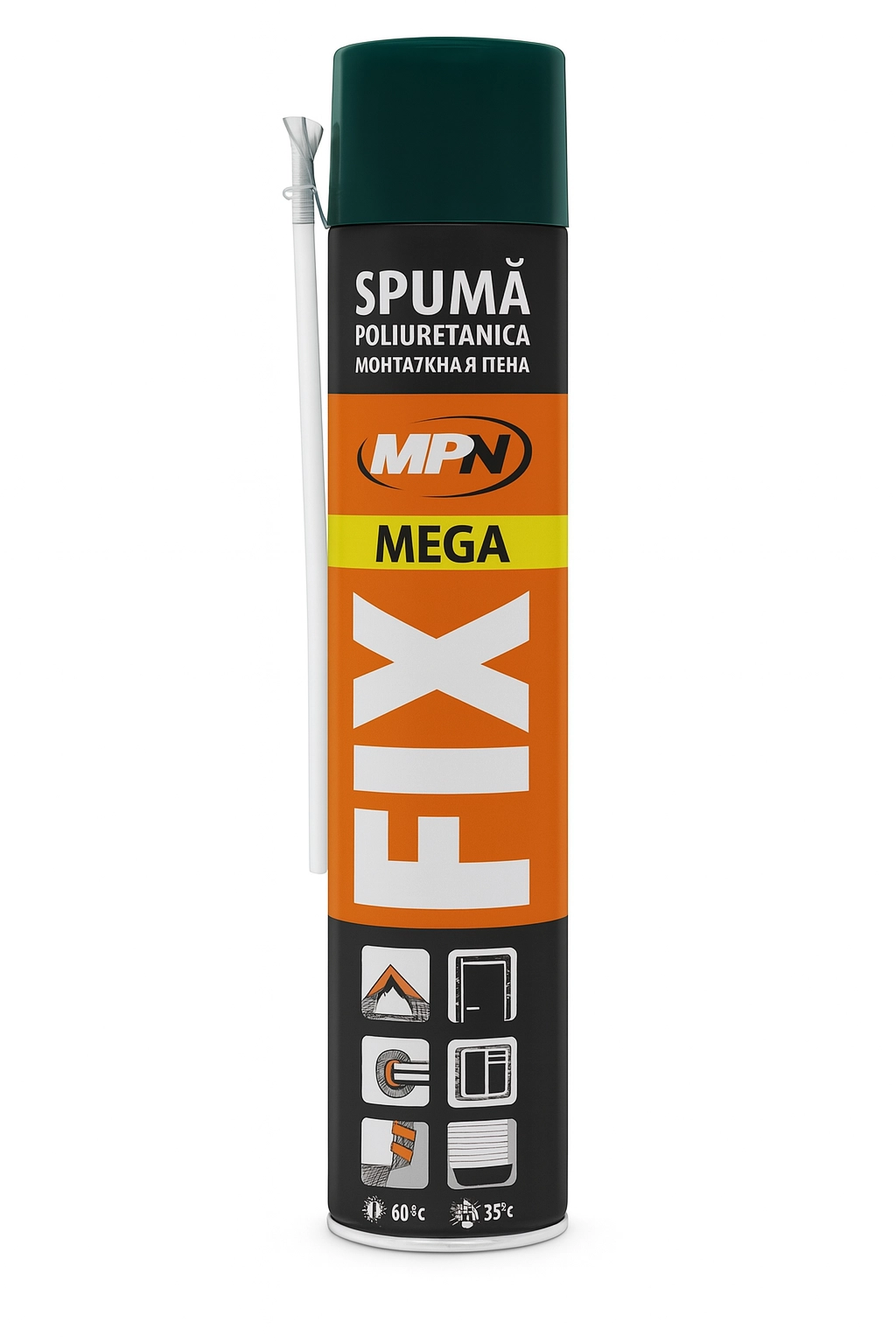 Spumă poliuritanică Smart Fix Mega 850ml (970gr)