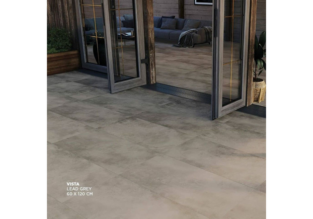 Gresie Vista 60x120 Cut lead grey