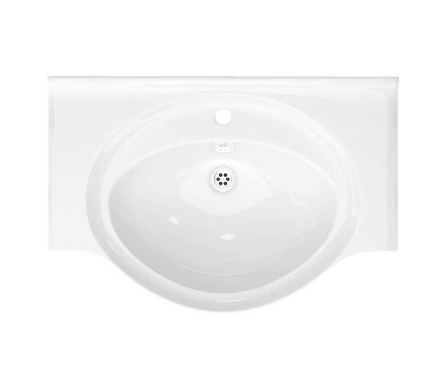 Раковина Keramin Capri 75 белая 1c  