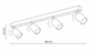 Люстра TK Lighting Top black 4 GU10 6177